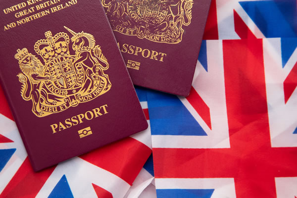 پاسپورت انگلستان