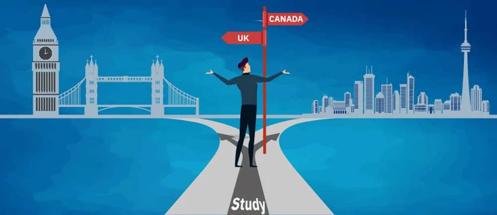 تحصیل در انگلستان یا کانادا؟